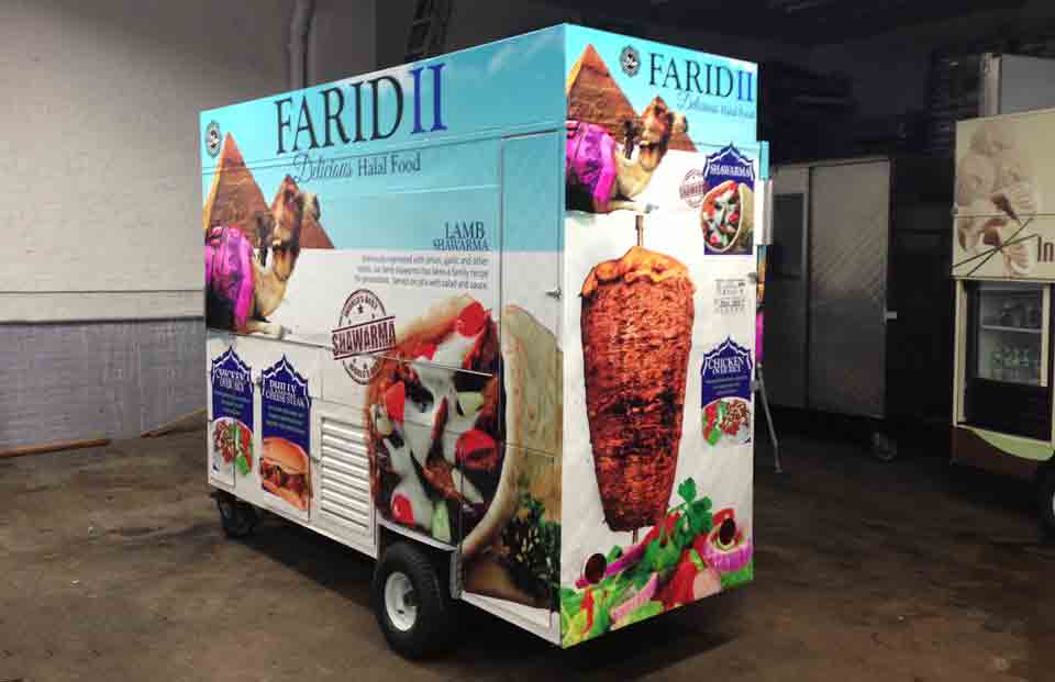 Food Cart Wrap by KNAM Media Group