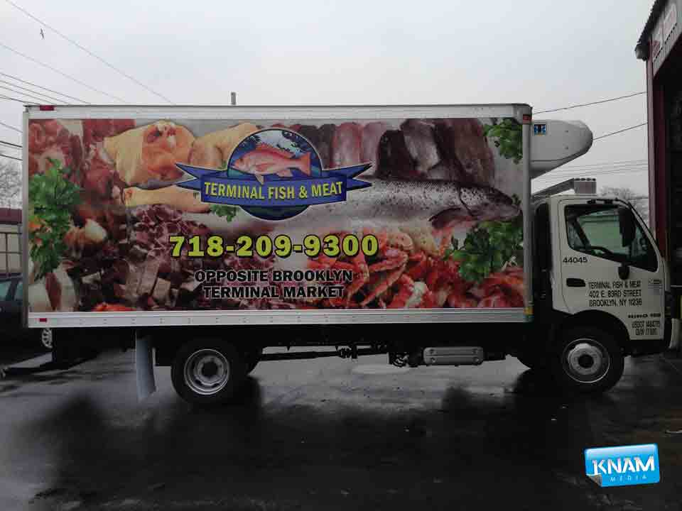 Food Saver Truck Decals in Brooklyn, NY by KNAM