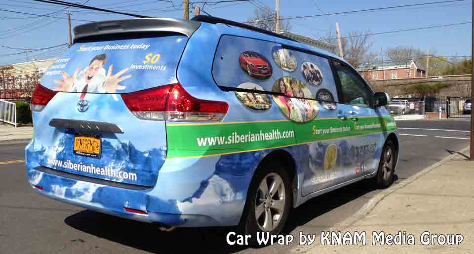 Vehicle Wrap Advertising by KNAM Media