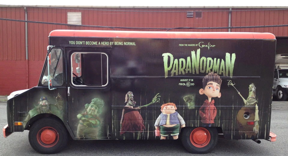 Vehicle Wraps by KNAM Media Group, ParaNorman, Media Buyers