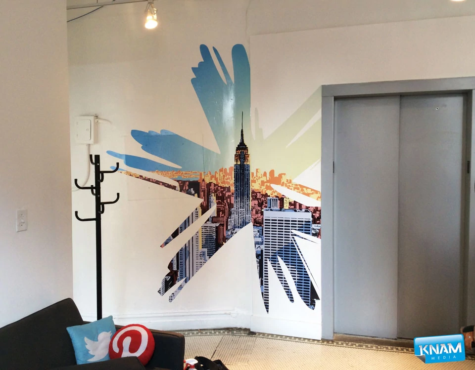 Creative wall decals for Mashwork by KNAM