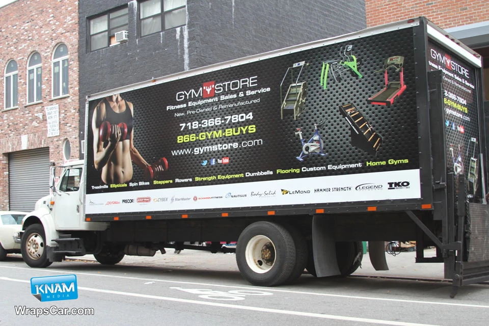 Truck Decal Installation for Gym